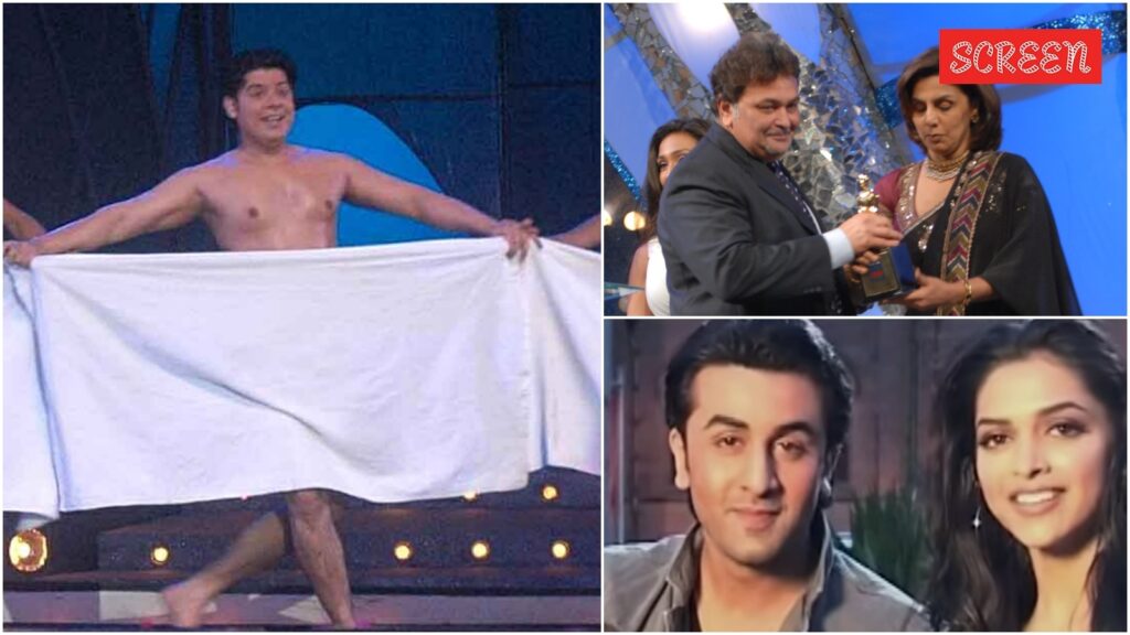 When Rishi Kapoor thanked Sajid Khan for his epic towel dance tribute to Most Promising Newcomer winner Ranbir Kapoor