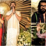 Allu Arjun, Ram Charan, Chiranjeevi, Naga Chaitanya attend Rashmika Mandanna-Vijay Deverakonda’s wedding reception. See pics