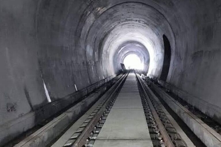 8th tunnel of Sevak-Rongpo railway project is being constructed
