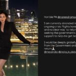 Sonal Chauhan stranded in Dubai, seeks assistance from Indian govt: ‘Help me get back home safely’