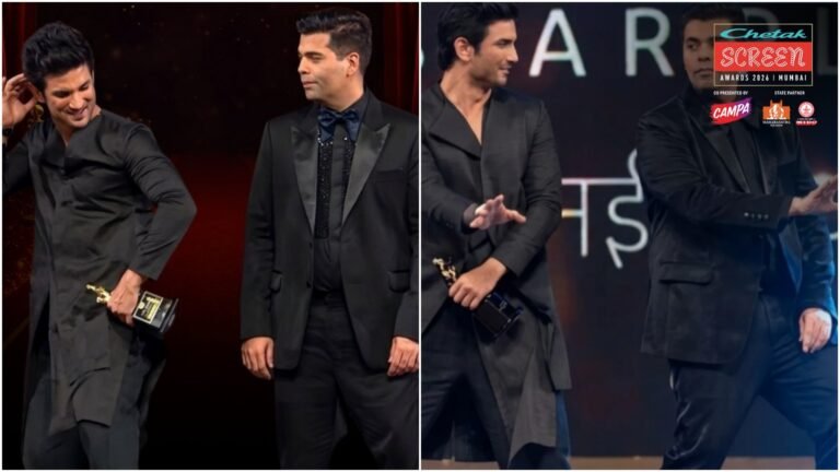 When Sushant Singh Rajput made Karan Johar dance to ‘High Heels’ at Screen Awards, watch video