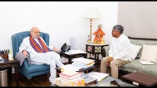 Manipur home minister meets Shah after fresh violence in ethnic violence-hit state| India News