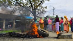 In Manipur, torch protest over blast that killed children sees clash with forces| India News
