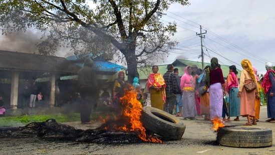 In Manipur, torch protest over blast that killed children sees clash with forces| India News