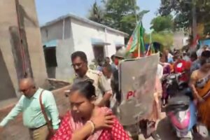 West Bengal Assembly Election: Chaos Erupts During BJP Campaign in Bongaon; TMC Accused of Obstruction