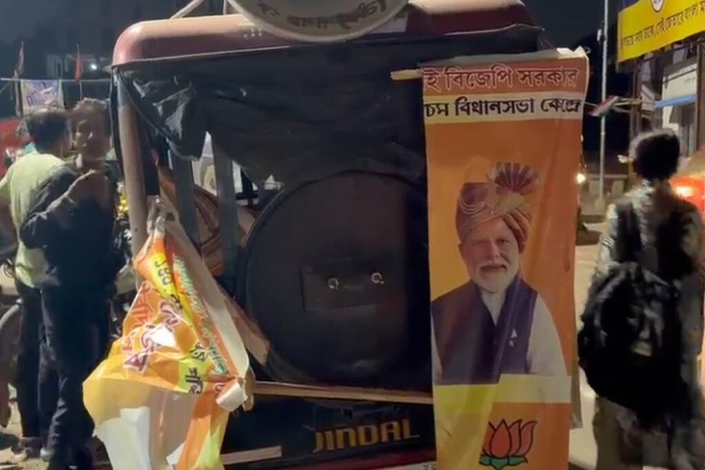 West Bengal Assembly Election: Tmc accused of attack during BJP campaign in Baruipur the night before PM's meeting