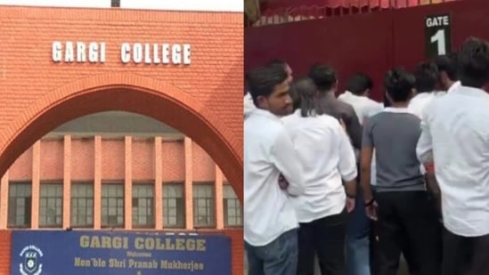 DUSU chief Aryan Maan, ABVP workers forcibly storm DU's Gargi College; AAP questions ‘sanskaar’| India News