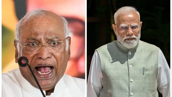 BJP vs Congress over Kharge's ‘terrorist’ remark at PM; Shah says ‘Modi Ji totally curbed terrorism ’| India News