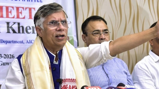 Assam Police at Congress leader Pawan Khera's Delhi residence day after FIR by CM Sarma's wife| India News