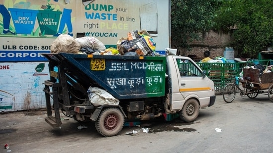New 4-dustbin waste segregation rule kicks in: Check what green, red, black bins mean| India News
