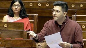 Raghav Chadha news live: MP says ‘silenced’, AAP questions his silence against BJP, Centre in counter| India News