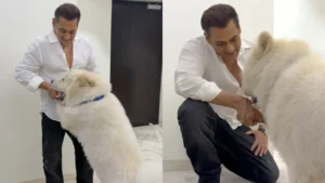 Salman Khan spends quality time with his furry friend