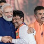 Ashok Kirtania takes oath as minister in Bengal, and gets a warm hug from PM Modi