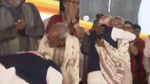 Who is Makhanlal Sarkar, 98-year old BJP worker whose feet PM Modi touched at Bengal oath ceremony