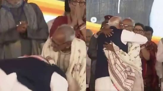 Who is Makhanlal Sarkar, 98-year old BJP worker whose feet PM Modi touched at Bengal oath ceremony